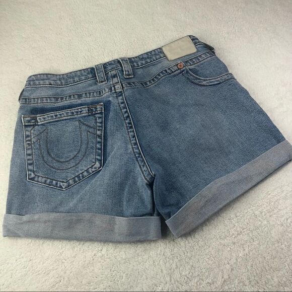 TRUE RELIGION DENIM SHORTS JAYDE - Picture 3 of 7